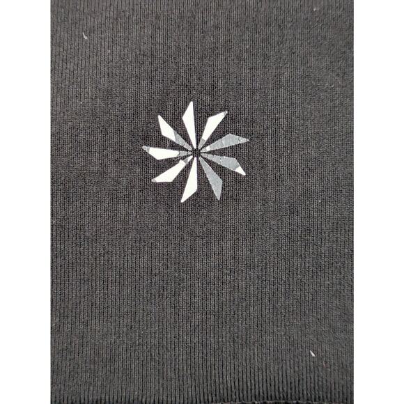 Athleta Women's Size Small High Rise Eyelet Chatarunga Activewear Capri - Black - Picture 6 of 8